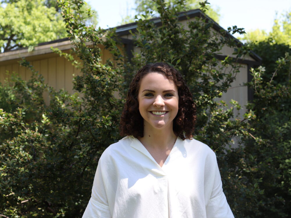 An outdoor portrait of Maddie Fish